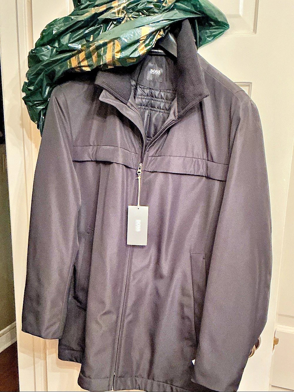 BOSS C4028 Men's Lightweight Jacket Black Size 44 NWT